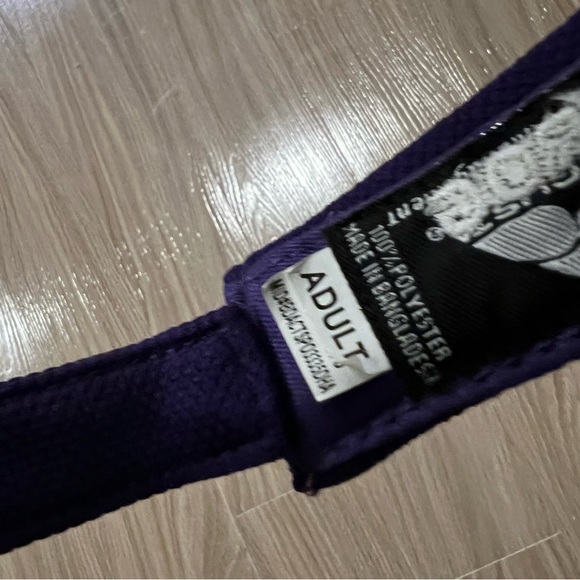 TCU Hat Visor Horned Frogs Purple Adjustable Horned Frog Classic Embroidered - Picture 5 of 5